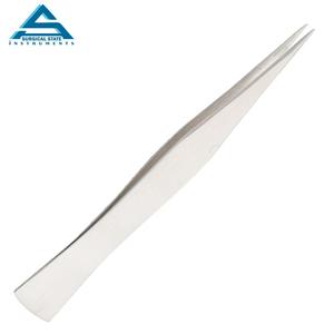 Pince à épiler professionnelle en acier inoxydable de haute qualité avec revêtement pointe pointue droite - Product Image 3