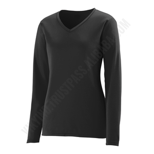 Camiseta de algodón con cuello en v para mujer, camisetas con Logo personalizado, novedad - Product Image 2