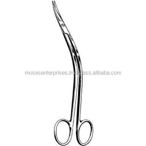 Suministros médicos Mueller Rectum Tijeras fuertemente curvadas 325 mm (12 3/4 ") Mango en ángulo Romo/romo - Product Image 4
