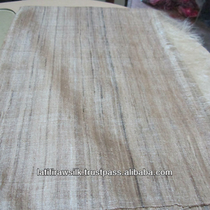 Mantón de telar manual de seda cruda pura 100% hermoso para vestido de niña o boda disponible en diferentes colores para fiesta y función - Product Image 3