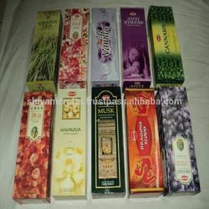 Lote Mixto de Varitas de Incienso HEM de la India Agarbatti HEM al por Mayor Caja de 120 Varitas HEM en Aromas Mixtos de la India - Product Image 3