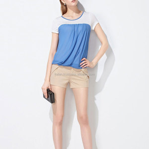 <b>Sequined</b> Embroidery Cotton T-shirt For Women Wholesale 220gsm Fashionable Plain Jersey <b>Top</b> - Product Image 3