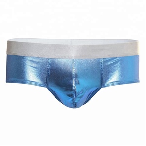 Pantalones de cuero ajustados y brillantes para hombre, ropa interior - Product Image 5