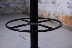 Tabouret de comptoir en métal au design moderne et antique Mobilier de bar en fer et cadre en acier Cuisine, salle à manger, restaurant, hôtel, chaise d'école en plein air - Product Image 3