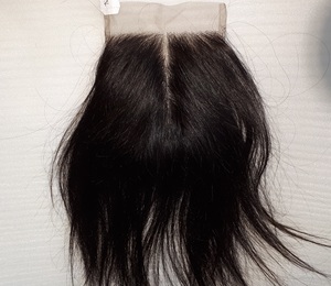 Alta calidad 4*4 parte media cierre recto cualquier longitud cabello humano Remy vietnamita materia prima longitud estirada 8-30 pulgadas - Product Image 6