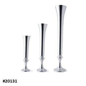 Florero de estilo europeo para decoración del hogar, florero con acabado dorado, Juego de 3 macetas de Metal y aluminio de lujo - Product Image 4