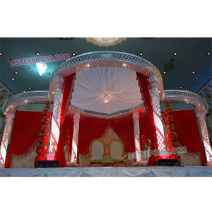 Collection de mantures en cristal pour mariage indien, 2018, conception moderne, en Fiber, dernière décoration de mariage, vente en gros - Product Image 1
