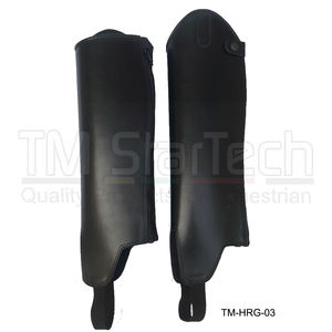 Demi chaps d'équitation en cuir original Guêtres d'équitation Set d'accessoires - Product Image 1