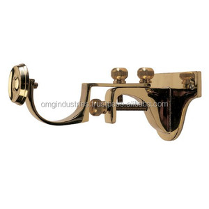 OMG Industries solid Brass <b>curtain</b> rod Bracket Decorative <b>Curtain</b> Rod <b>Holder</b> <b>Curtain</b> fittings Antique <b>pole</b> bracket - Product Image 5