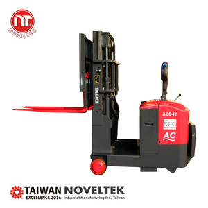 warranty AC Small Counterbalanced Electric Walkie Reach <b>Forklift</b> Stacker Truck - Product Image 1