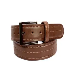 Ceintures en cuir indien de haute qualité à la main en cuir véritable ceinture réglable cadeau pour hommes adolescent garçon tous les jours bureau collège école