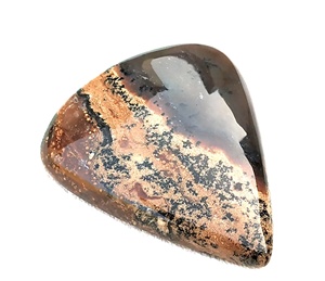 Cabujón de piedras preciosas sueltas de ópalo dendrítico marrón de alta calidad en forma de pera para la fabricación de joyas hechas a mano Cabinas superiores lisas naturales - Product Image 2