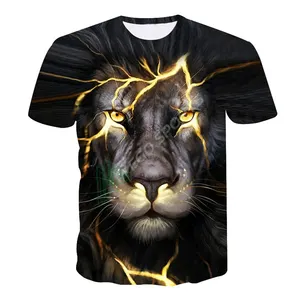 New Fashion Brand 3d T shirt Print 3D Lovers CatWolf T-shirt MenWomen Summer 3d Tshirt Print Blackwhite Cat T shirt Tops Tees 5X