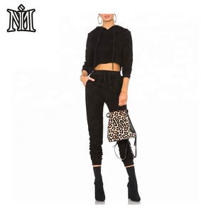 Survêtements d'hiver vêtements de mode vêtements d'entraînement et de jogging vêtements d'entraînement Fleece Thermal Cozy Insulated warm activewear women's Track suit - Product Image 4