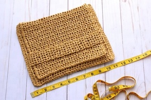 Embrague de rafia natural de Vietnam - Product Image 5