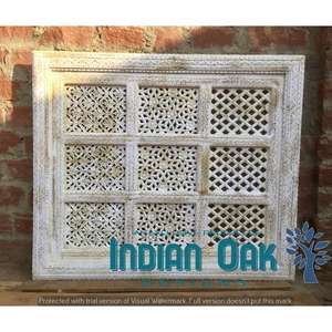 Antique Carved Bed Headboard Wall Hanging Carved Panel Hotel Bedroom <b>Furniture</b> - Product Image 1