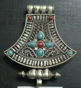 Tibetano neto caja colgantes Ghau - Product Image 1