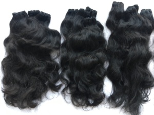 Paquete del proveedor 100% Virgen Remy Humano Natural Vietnam Sedoso Extensiones de ondas rectas Máquina de alta calidad Tejido de trama Doble - Product Image 5