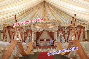 Couronne de mariage en Fiber blanche, vente en gros, Style moustache - Product Image 4