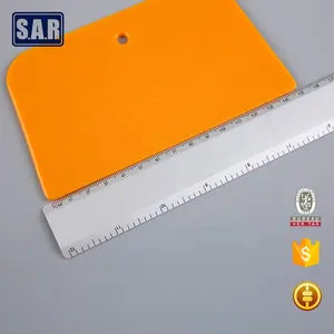 Car Scraper Plastic Car Glass Window Yellow Scraper Plastic Putty Knife