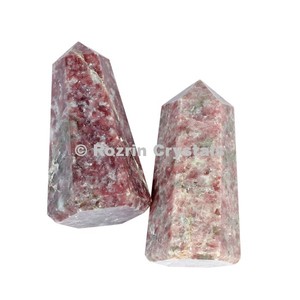 Lepidolite-Punto de curación, accesorio de exportación, punto curativo de ágata - Product Image 1