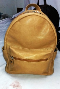Sac d'école et de collège en cuir véritable de luxe avec bandoulière réglable pour la vie quotidienne et les voyages - Product Image 3