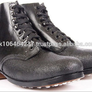 Botas de Uniforme de Reproducción para Exteriores, Hechas de Cuero Vacuno 100% Genuino, Precio de Fábrica - Product Image 2