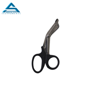 Ciseaux utilitaires en acier inoxydable avec poignée en plastique pour les infirmières ou la base d'instruments chirurgicaux en toile - Product Image 3