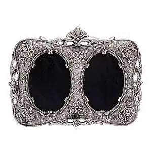 Marco de fotos de aluminio plateado rosa - Product Image 1