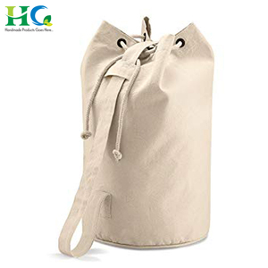 Custom Barrel Shape Heavy Canvas Duffel Gym Sports <b>Bag</b> for <b>Man</b> and Woman - Product Image 4