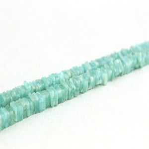 16 "hebra larga amazonita natural Gemstoine Smooth Heishi Beads 2020 fabricante al por mayor genuino de alta calidad - Product Image 6