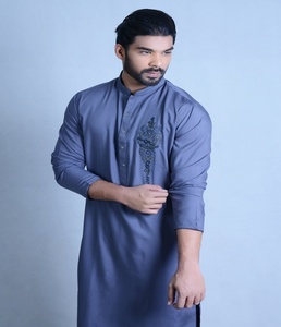 Shalwar Kameez pour hommes de haute qualité convient à la mode en coton et polyester - Product Image 1