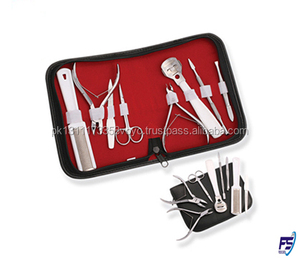 De haute qualité personnalisé En Acier Inoxydable Manucure Pédicure Set Poudre Codé Professionnel Toilettage Kit - Product Image 3