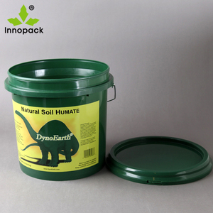 Seau en plastique de haute qualité, rond rond de 2.5 gallons avec couvercles - Product Image 1