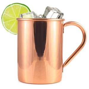 Set of 2 Pcs Hammered Finished <b>Copper</b> Mug With Brass <b>Handle</b> for Cold Drink Beer Wine Drinking Bar Hotel Usage <b>Copper</b> Mug - Product Image 5