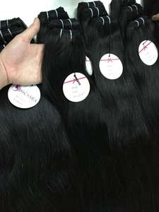 El mejor cabello camboyano superior, paquetes de cabello humano Extensiones de cabello liso muy baratas Tamaño 8-32 pulgadas ODM OBM - Product Image 5