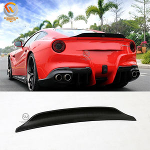 Pour <span class=keywords><strong>Ferrari</strong></span> F12 2013-2015 Pièce auto Kit carrosserie lèvre de pare-chocs avant en fibre de carbone Refit - Product Image 2