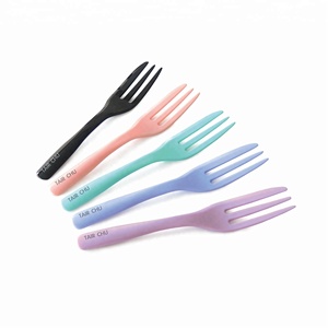 Small Disposable Plastic Fork for Easy Cake Dessert Cutting for Everyday <b>Parties</b> Weddings Christmas <b>Halloween</b> Office Use - Product Image 1