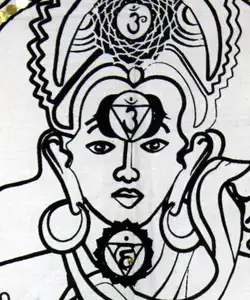 黑白冥想印度勋爵Shiv棉布海报挂毯壁挂艺术家居装饰