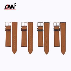 Nuevo modelo transpirable Vintage mate cocodrilo cuero reloj correas hebilla de acero inoxidable Multi tamaño desmontable para logotipo personalizado - Product Image 5