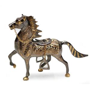 Caballo de Latón, Estatua de Caballo de Latón, un Gran Caballo de Latón Vintage - Product Image 1