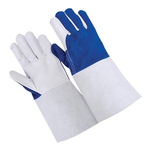 ถุงมือเชื่อมความปลอดภัยทำจากหนังพร้อมปลอกแขน15ซม. - Product Image 2