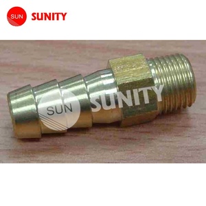 Taiwan Manufacturer Supplier Hot Sale Launch Motor Boat Engine Part Outboard Male 1/8" NPT with 3/8" Hose Barb for Mercury - Product Image 1
