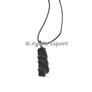 Pendentifs en cuivre naturel de Tourmaline, bijoux pour femmes, pièces - Product Image 2