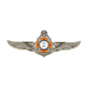 Badge Metal High Quality Custom Metal Wings Badge With Logo