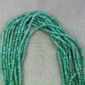 Amazonite Bleu Facettes Loose Ball Perles Cristaux Naturels Pierre pour la Fabrication de Bijoux-Vente en Gros - Product Image 1