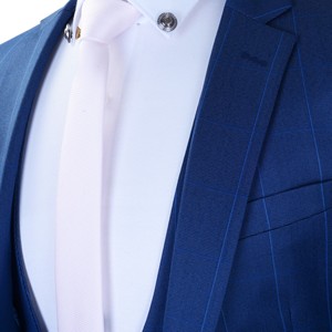 Costume de mariage pas cher Costumes pour hommes Affaires Formel Classique Tissu Tissé en Viscose et Pollyester - Product Image 2