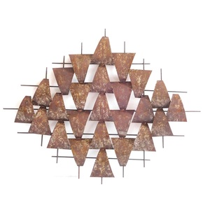 Plateau antique décoratif en cuivre rond, Art mural en métal pour la décoration de la maison, hôtel, Restaurant - Product Image 3