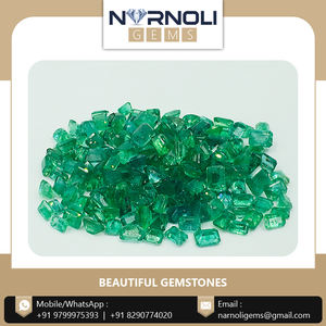 Piedra preciosa octagonal para collar y colgante, esmeralda de ambian, precio al por mayor, la mejor calidad - Product Image 5