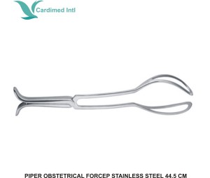 PIPER Acero inoxidable 44,5 cm Fórceps obstétricos Instrumentos quirúrgicos manuales - Product Image 2